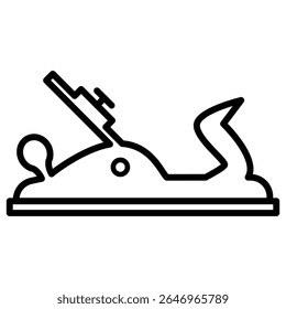 Ícone de avião Jack ilustração livre de royalty do projeto vetorial