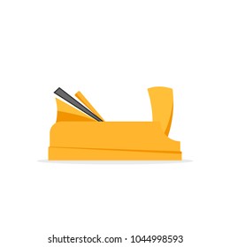 Jack plane icon. Сonstruction tools clipart isolated on white background