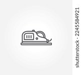 jack plane icon vector illustration logo template for many purpose. Isolated on white background.