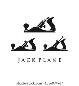 Jack plane / wood plane vector. Carpentry, woodworking retro vintage vector illustration