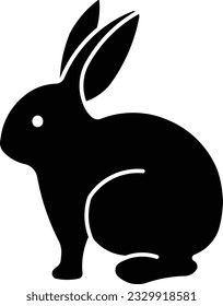 Jack rabbit hare bunny rabbit easter Glyph