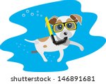 jack russell diving
