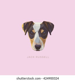 Jack Russell terrier dog vector illustration
