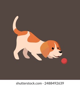 Jack Russell Terrier Vector Illustration in Various Poses