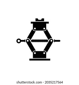 Jack Screw Icon. Lifting Equipment Symbol  - Vector, Sign for Design, Presentation, Website or Apps Elements. 