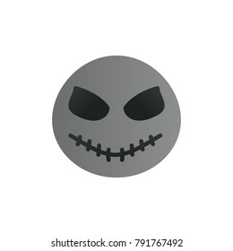 Jack Skellington Icon Flat