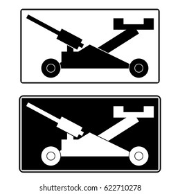 Jack tool car icon