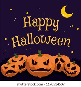 Jack-0-Lantern Halloween Greetings