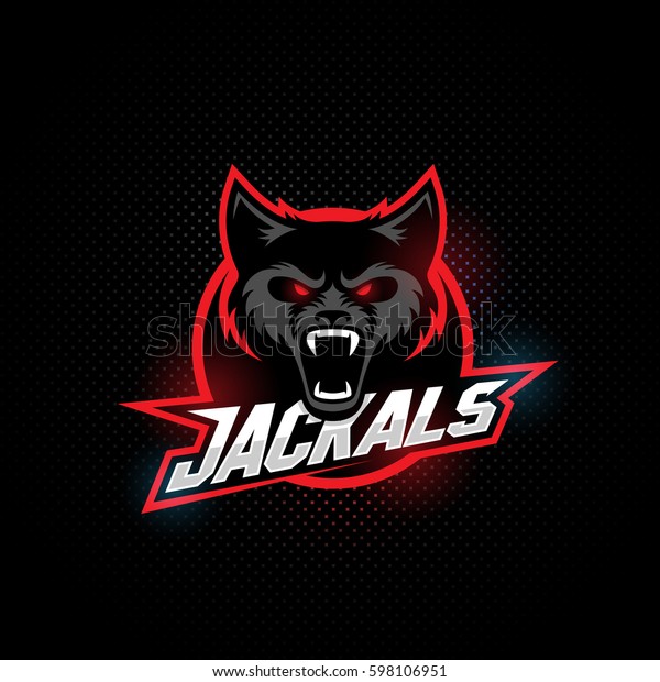 Jackal Mascot Sport Team Vector Illustration のベクター画像素材 ロイヤリティフリー