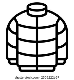 Jacket Autumn vector icon illustration