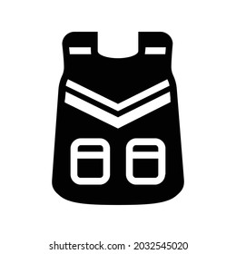 jacket bikers icon vector. motorcycle icon theme