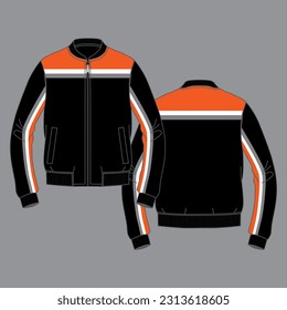 jacket bomber combine color for biker