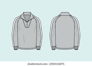 A jacket is a garment for the upper body, usually extending below the hips. A jacket typically has sleeves, and fastens in the front or slightly on the side.