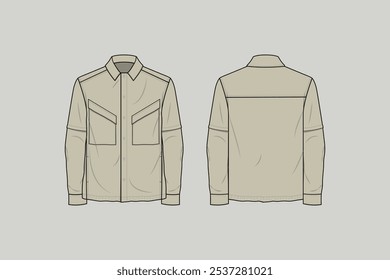 A jacket is a garment for the upper body, usually extending below the hips.