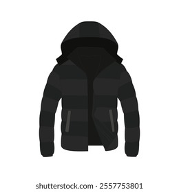 jacket hoodie vector black vector design