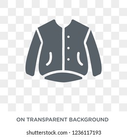 Jacket icon. Jacket design concept from  collection. Simple element vector illustration on transparent background.