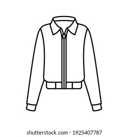 jacket icon. fashion sign. vector illustration