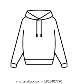 icono de la chaqueta. señal de moda. ilustración vectorial
