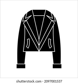 jacket icon. fashion sign. vector illustration on white background. eps 10