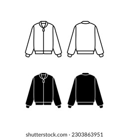 jacket icon. fashion sign. vector illustration