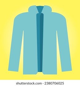 jacket icon. fashion sign. vector illustration on white background. eps 10