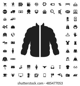 Jacket icon illustration isolated vector sign symbol