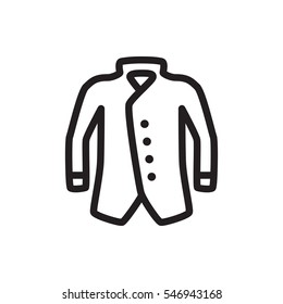 jacket icon illustration isolated vector sign symbol
