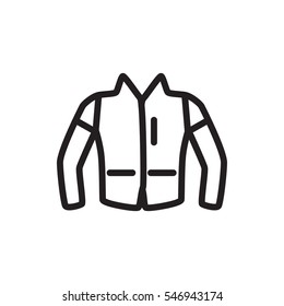 jacket icon illustration isolated vector sign symbol