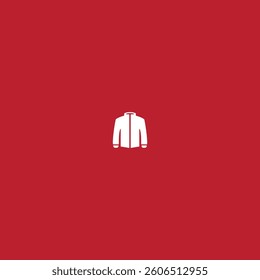 Jacket icon logo flat vector design