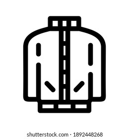 icono de chaqueta o logotipo símbolo de signo aislado ilustración vectorial de alta calidad estilo negro iconos vectoriales
