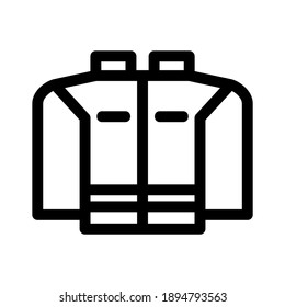jacket icon or logo isolated sign symbol vector illustration - high quality black style vector icons

