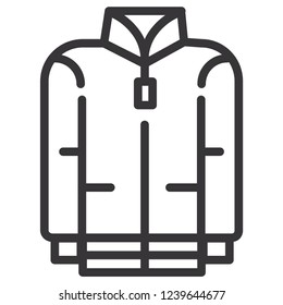 jacket icon. outline jacket icon