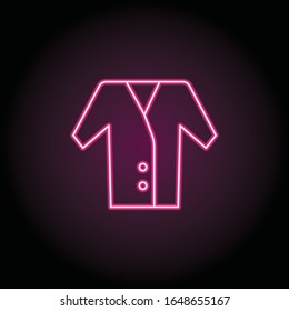 Jacket icon. Simple thin line, outline vector of shopping icons for ui and ux, website or mobile application