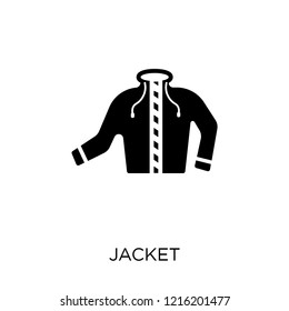 Jacket icon. Jacket symbol design from Sew collection. Simple element vector illustration on white background.