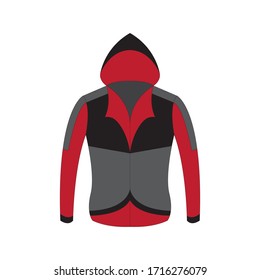 jacket icon vector colorful illustration. Jacket sign on white background