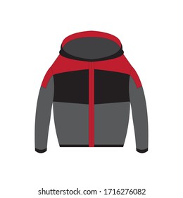 jacket icon vector colorful illustration. Jacket sign on white background