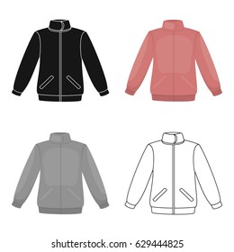 Jacket icon of vector illustration for web and mobile