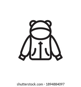 
 jacket icon in vector. Logotype