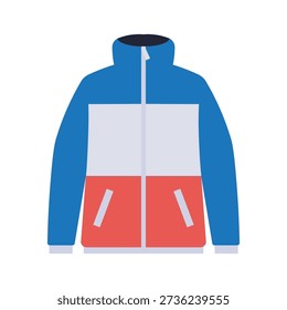 jacket icon vector, modern casual clothes design template elements