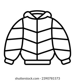 Jacket icon vector on trendy design