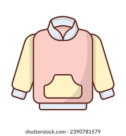 Jacket icon vector on trendy design