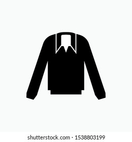 Jacket Icon - Vector, Sign and Symbol for Design, Presentation, Website or Apps Elements.