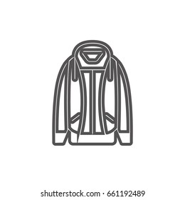 Jacket line icon