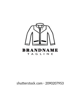 jacket logo icon cartoon design template modern vector illustration
