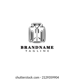 jacket logo icon cartoon design template modern vector illustration