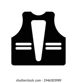 icono de protección de chaqueta.uniforme,construcción (ilustración vectorial)