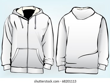 Jacket or sweatshirt  template