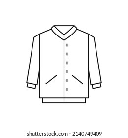 jacket for symbol icon website presentation