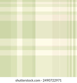 Jacket tartan check texture, length seamless vector fabric. Mix plaid pattern background textile in light and beige colors palette.