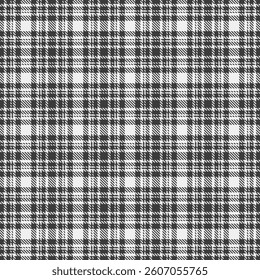 Jacket vector background tartan, masculine pattern textile check. Checked seamless fabric texture plaid in grey and white colors palette.